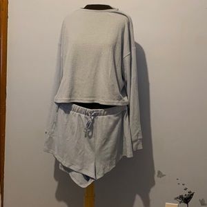 Pajama Matching Set Long Sleeve/Shorts